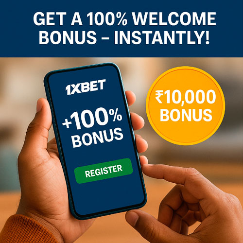1xBet 100% welcome bonus
